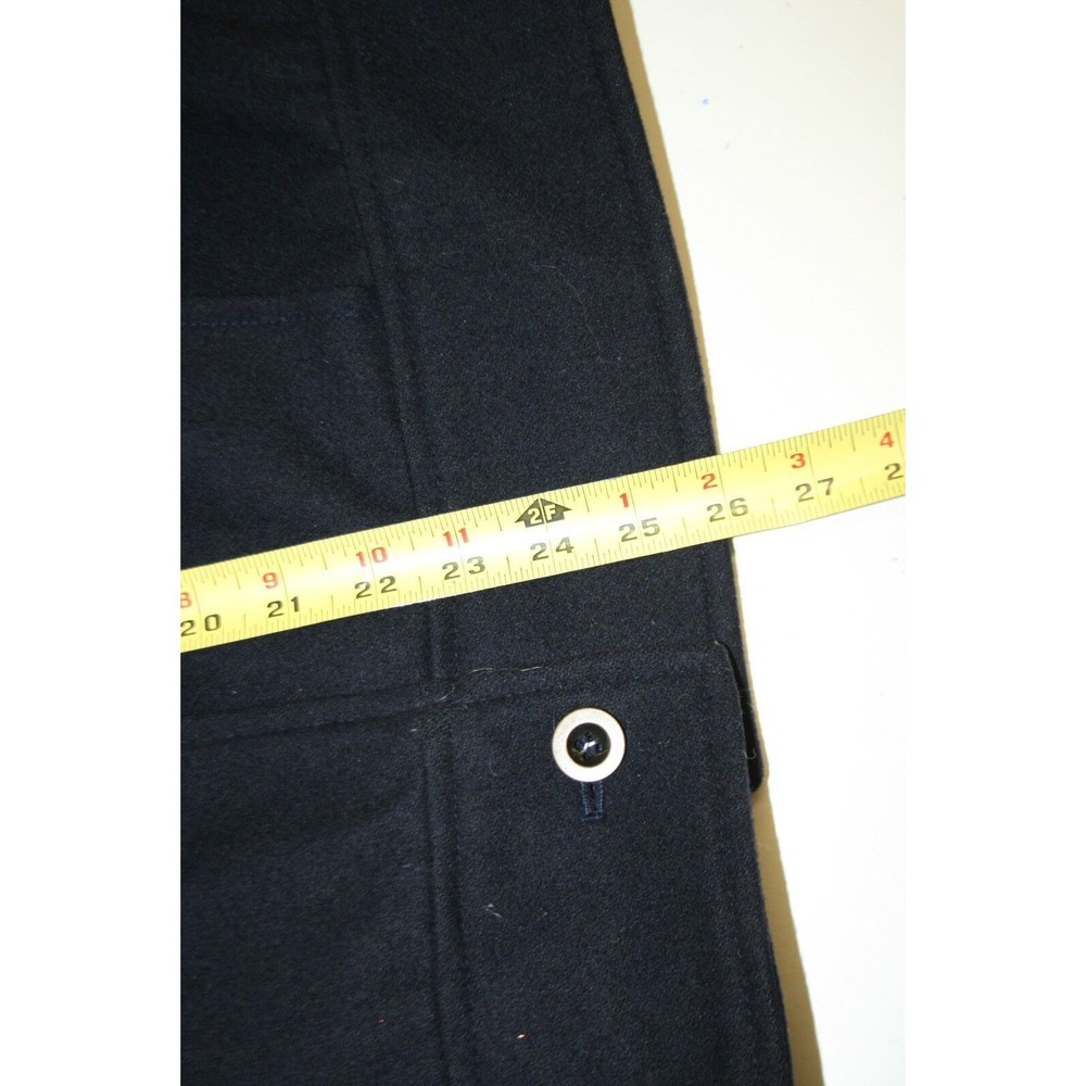 Vintage J. Gallery Women's High End Navy Blue Pea Coat Jacket Size 5/6 RARE - Picture 12 of 12
